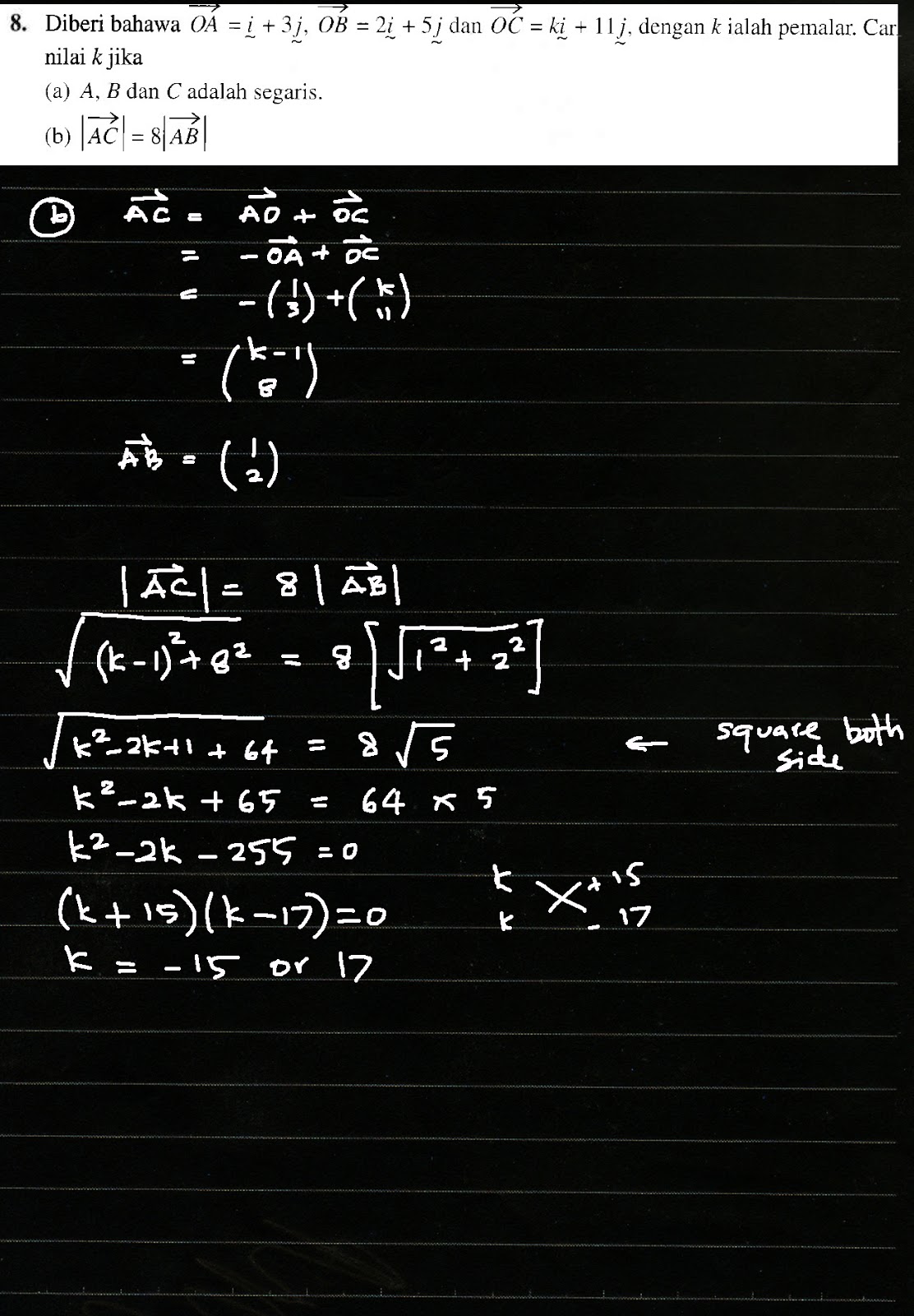 Cikgu Azman: Bab 4 Vektor Matematik Tambahan Tingkatan 5