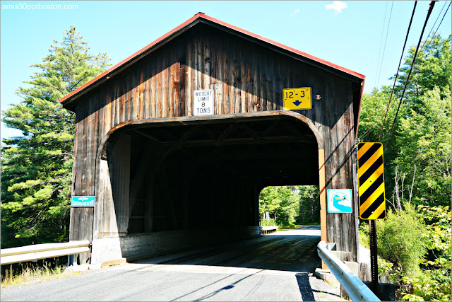 Puente Cubierto County Bridge Hancock-Greenfield en New Hampshire
