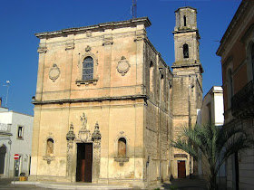 The Chiesa Madre di Calimera, the town in the Grecia Salentina area of Salento. home to Daniele Palma