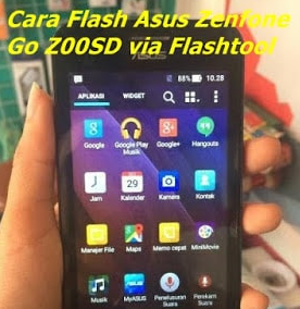 cara flash Asus Z00SD