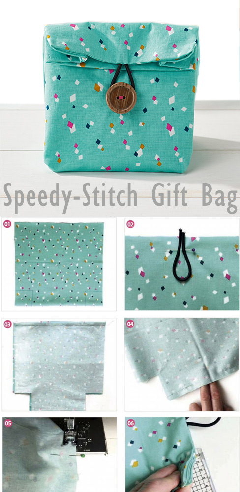 Speedy-Stitch Gift Bag