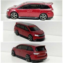 hotwheels honda odyssey custom 3inchdiecastbliss
