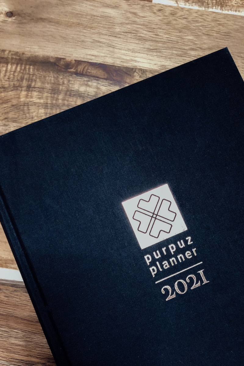 purpuz planner 2021 doelen behalen Purpuz planner 2021 | Maak een planning en behaal jouw doelen prive en op werkgebied.