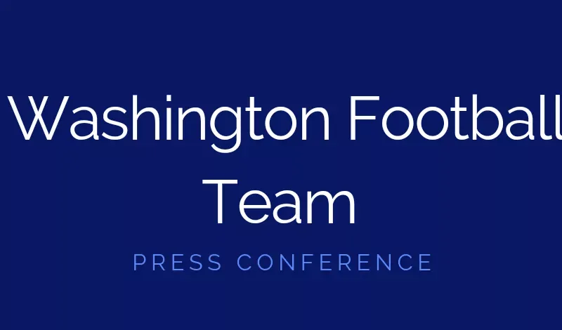 Zoom Notes at the press conference of HC Washington Ron Rivera and GM Martin Mayhew