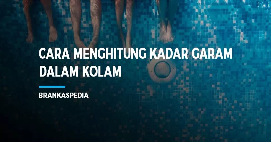 Cara Menghitung Tingkat Kadar Garam Dalam Kolam Brankaspedia Blog Tutorial Dan Tips