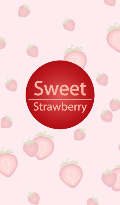 粉红色浪漫甜美草莓