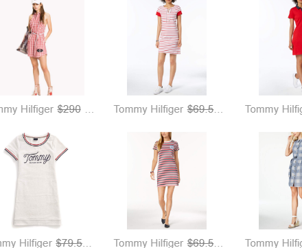 tommy hilfiger dress sale