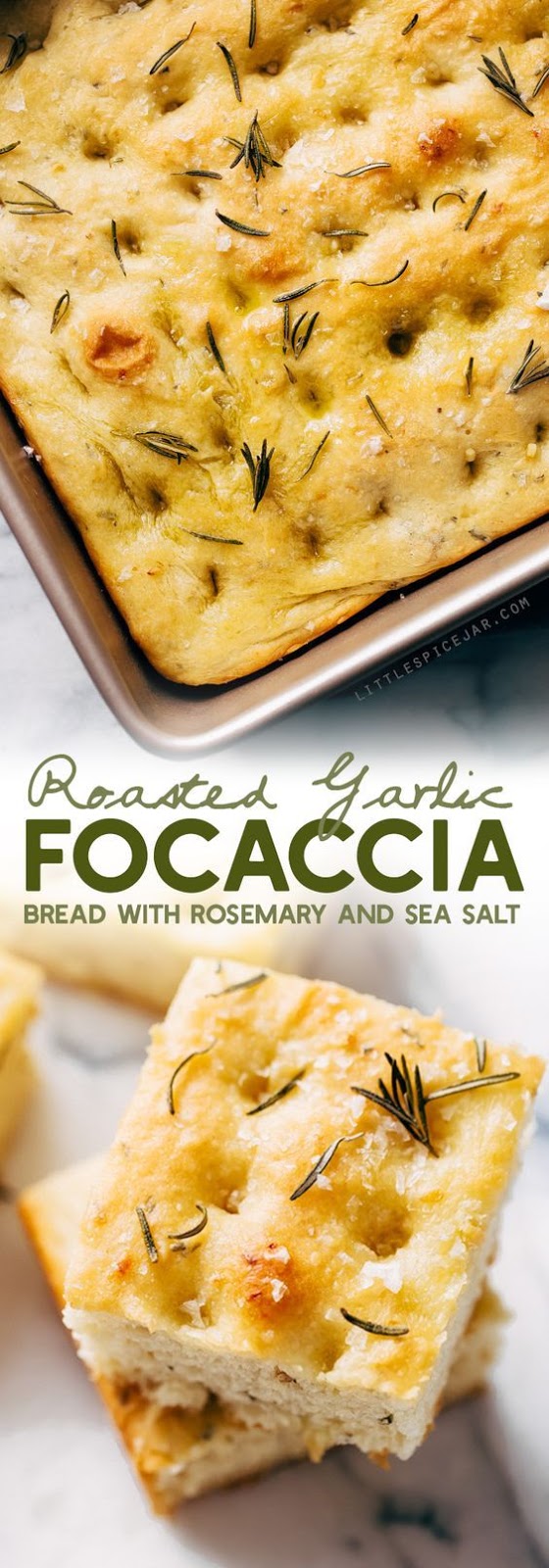 Roasted Garlic Rosemary Focaccia Bread Food Lovers