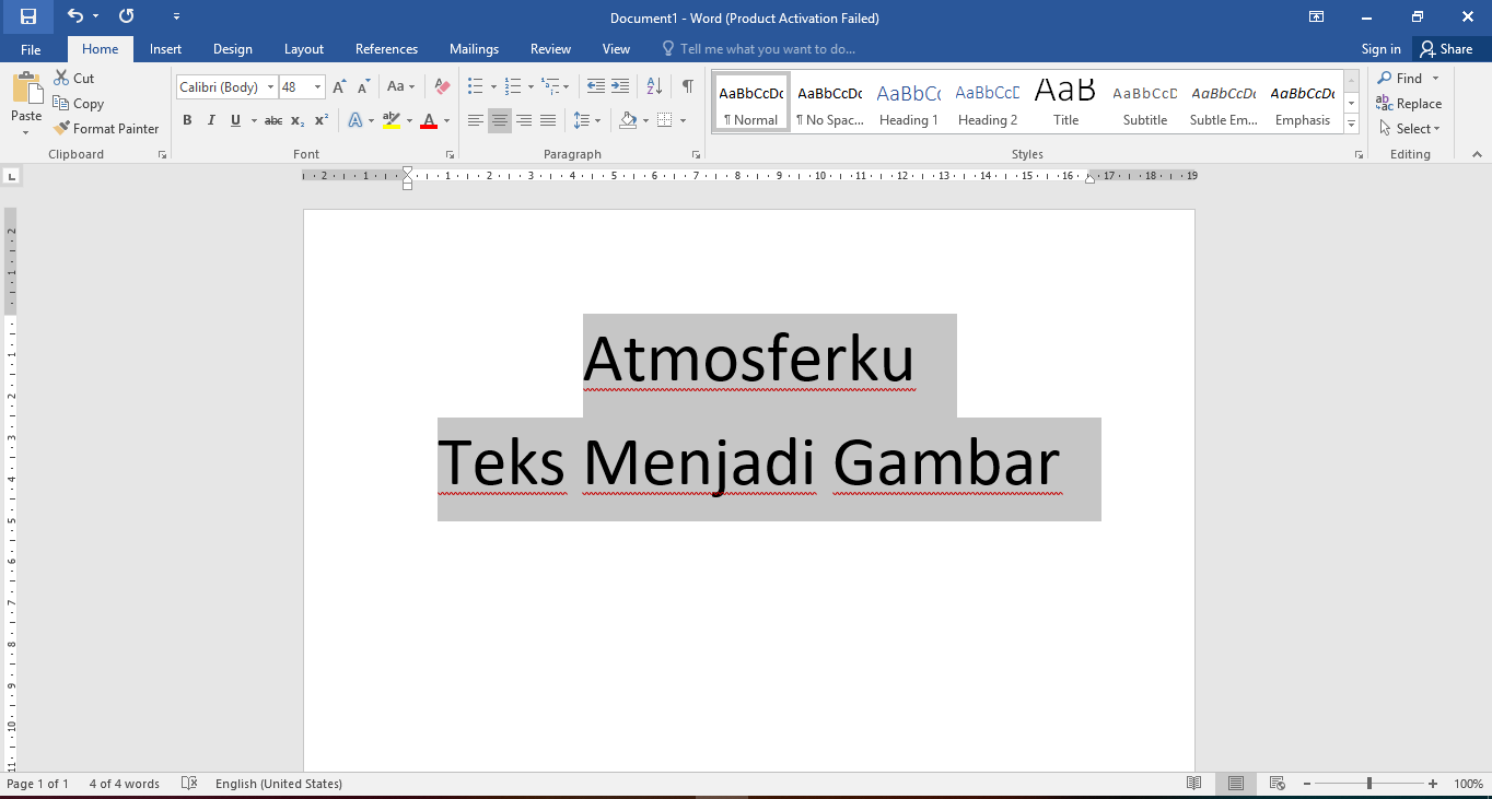 Cara Mengubah Teks menjadi Gambar pada Microsoft Word