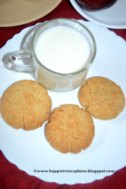 Wheat coconut cookies