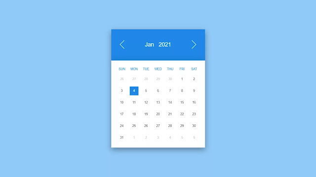 Top 6 Awesome HTML & CSS Calendar Inspiration