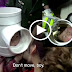 boy gets head stuck in plastic water pipe