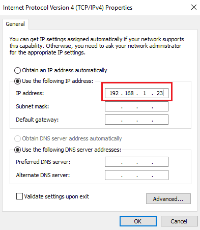 IPV4 주소