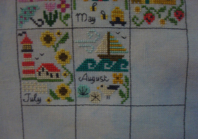 Daffodil and Honeysuckle Bookmark Counted Cross Stitch Kit by Bothy Th