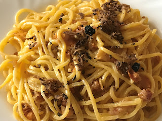 Espaguettis Carbonara Con Trufa (los Auténticos)
