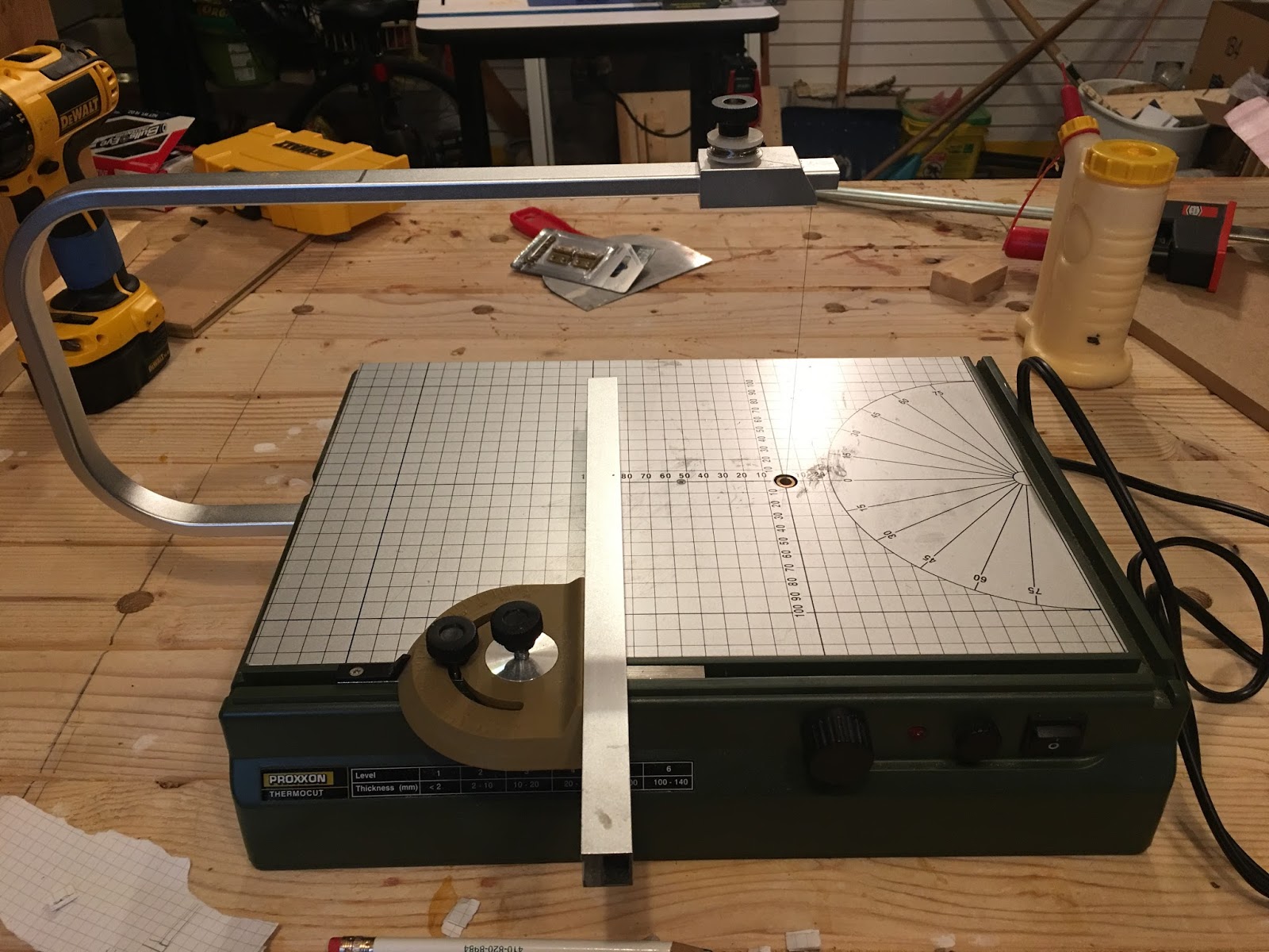 Lair of the Uber Geek: Woodworking for Wargamers: Proxxon Wire Cutter  Straight Edge Guide, post 14