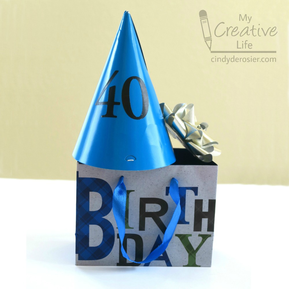 Cindy deRosier: My Creative Life: Party Hat Full of Money Birthday Gift