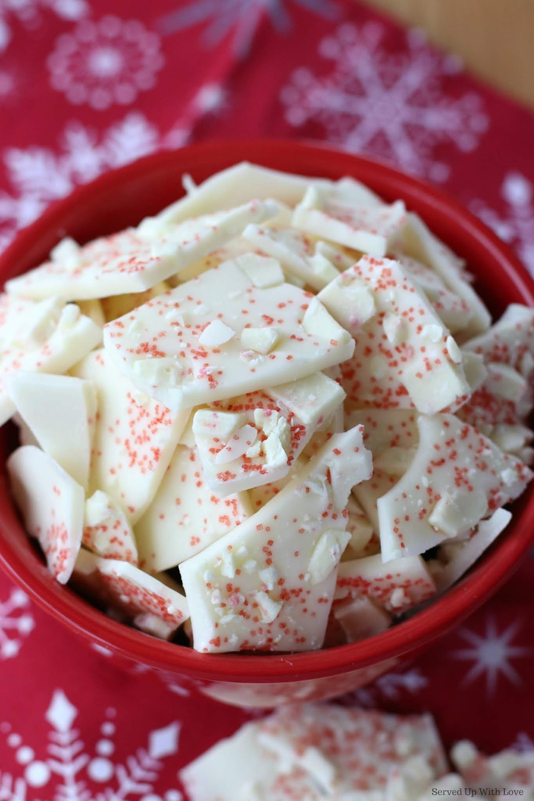 Served Up With Love: Peppermint Bark