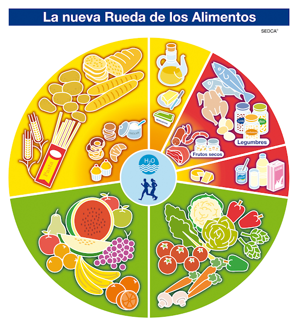 La nueva rueda de los alimentos, porque una imagen vale más que mil palabras