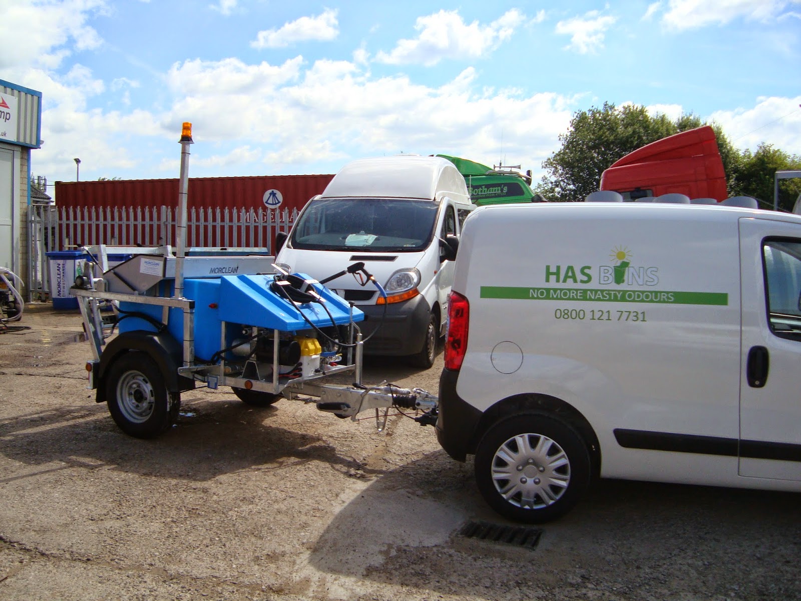 Morclean Wheelie Bin Wash Travels to Hemel Hempstead