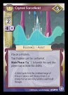 My Little Pony Crystal Forcefield The Crystal Games CCG Card