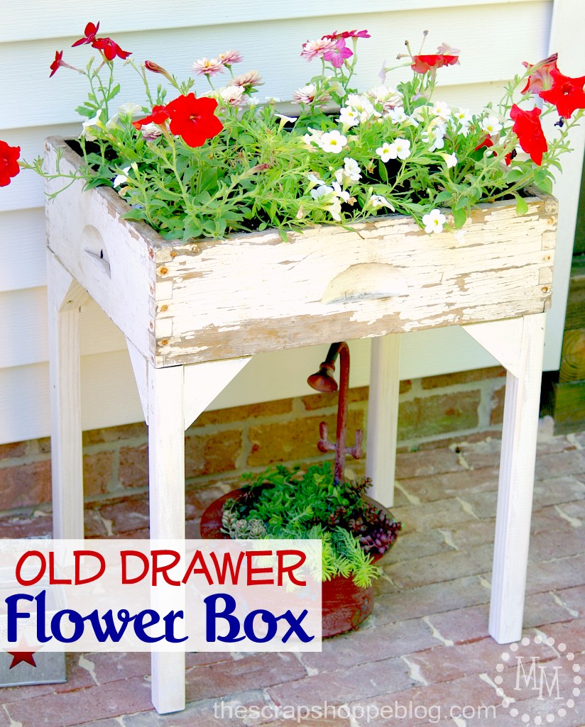 Old Drawer Flower Box