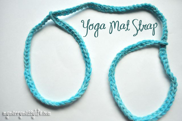 Crochet Yoga Mat Strap free crochet pattern - My Merry Messy Life