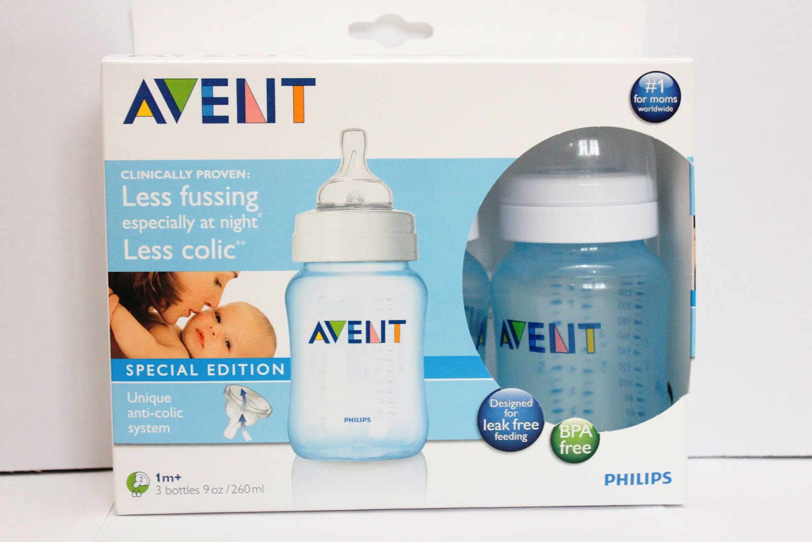 Funtastic Shop Avent Special Edition Feeding Bottle Blue Pink 