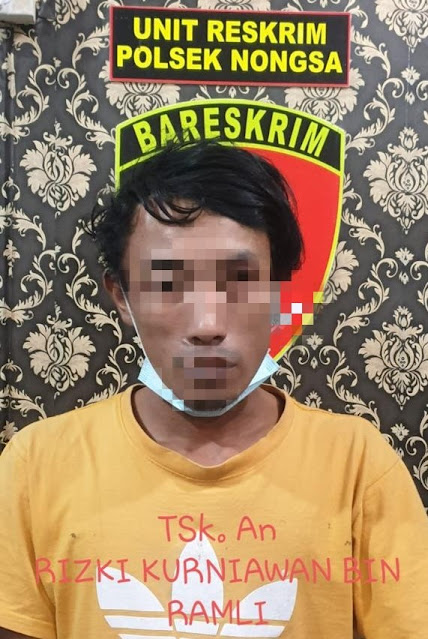 Polsek Lubuk Baja Amankan Dua Orang Pelaku Curanmor dan Satu Unit Sepeda Motor