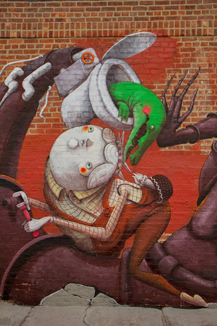New Street Art Mural By Italian Artist ZED1 In Brooklyn, New York City. 5