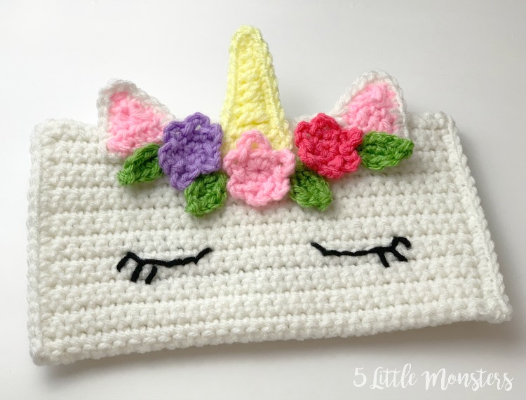 Crochet Pencil Tote Bag - Sew Crafty Crochet
