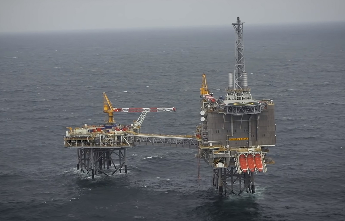 Oil Platforms Around The World Golden Eagle Platform