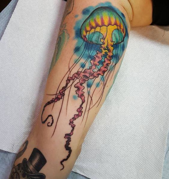 50+ Stunning Jellyfish Tattoo Designs & Ideas (2018