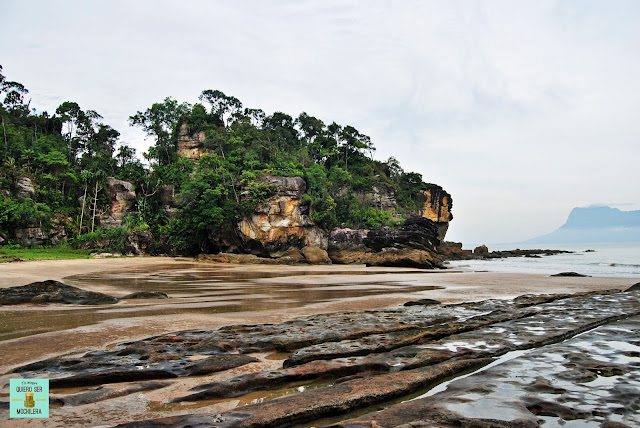 Teluk Paku en Parque Nacional de Bako (Borneo, Malasia)