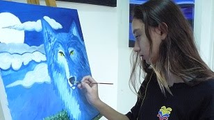 Niños en clase de Pintura y Dibujo