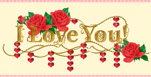 Cute I Love You Gifs With Hearts and Animals | Random Girly Graphics