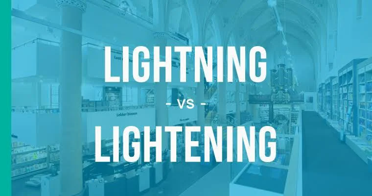 The Difference between “Lighting”, “Lightning” and “Lightening”
