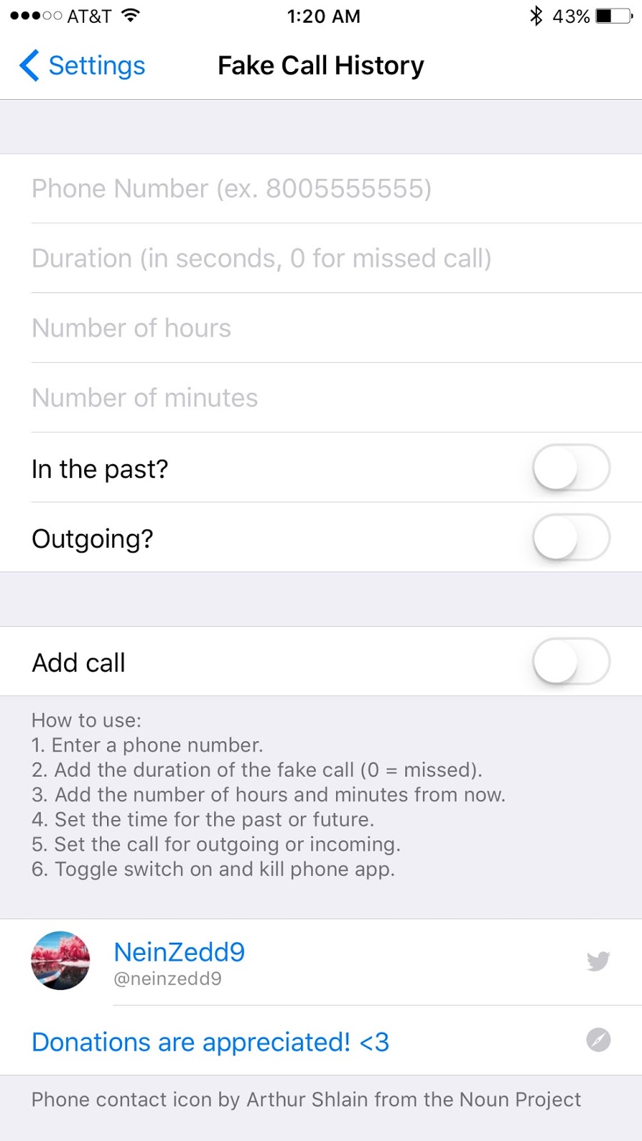 This Tweak Fakes iPhone Call History