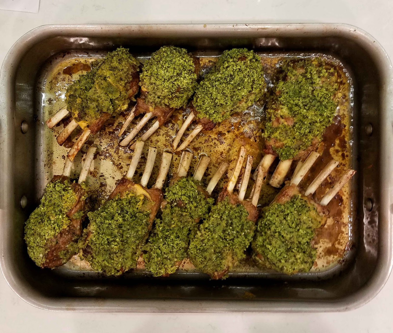 maryhokitchen Herb Crusted Rack of Lamb
