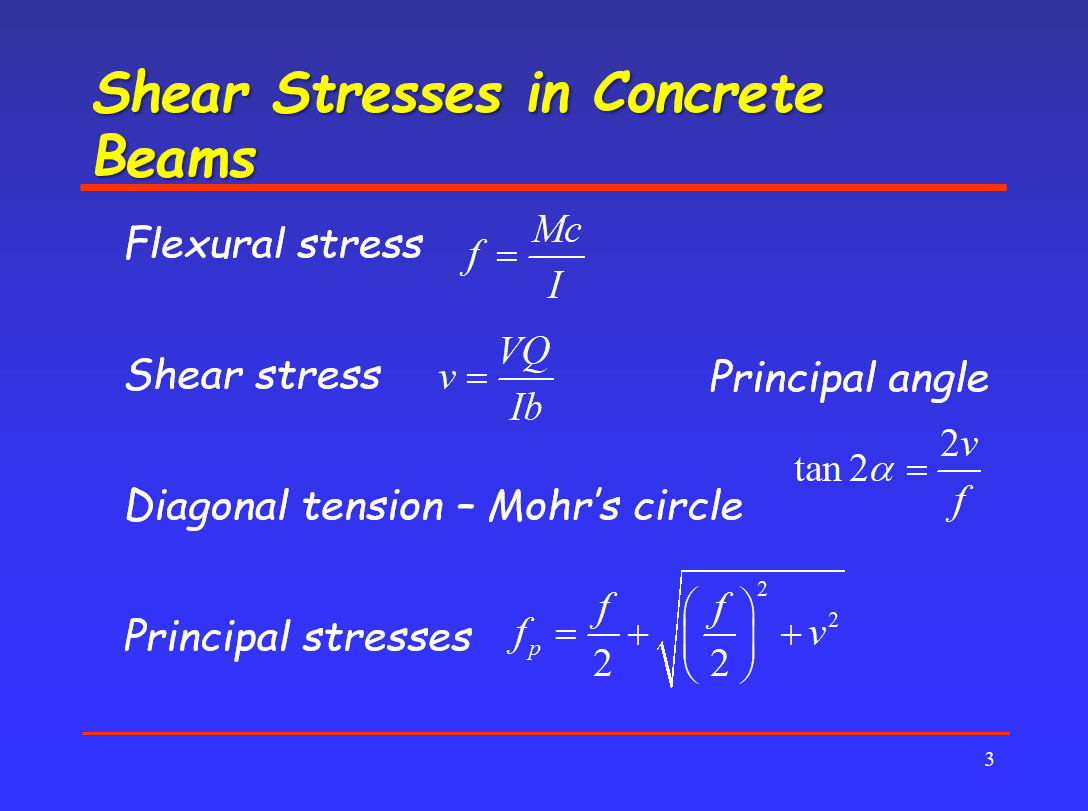 Shear and Diagonal Tension in Beams Civil Engineering