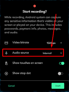 Cara Rekam audio internal android by anakinforman
