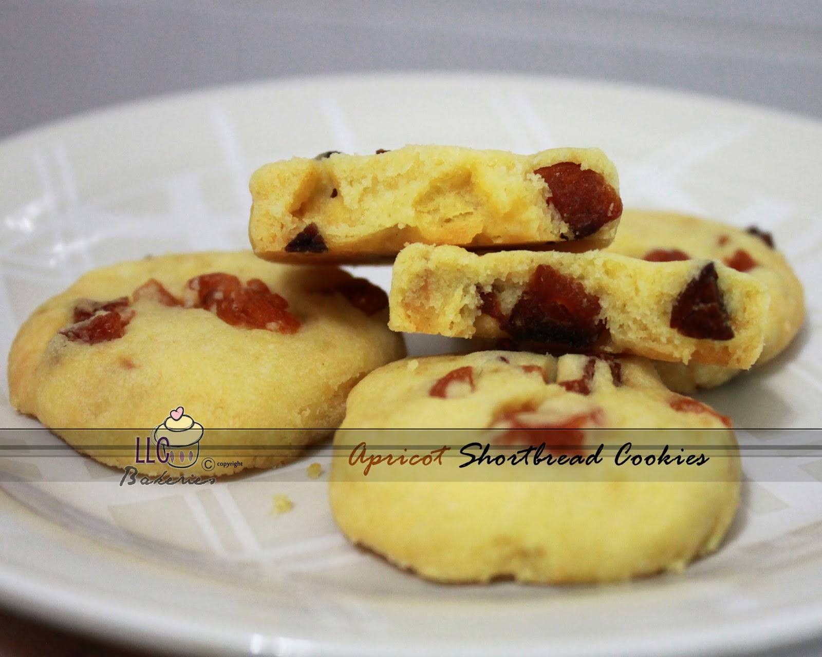 LLC Bakeries Apricot Shortbread Cookies