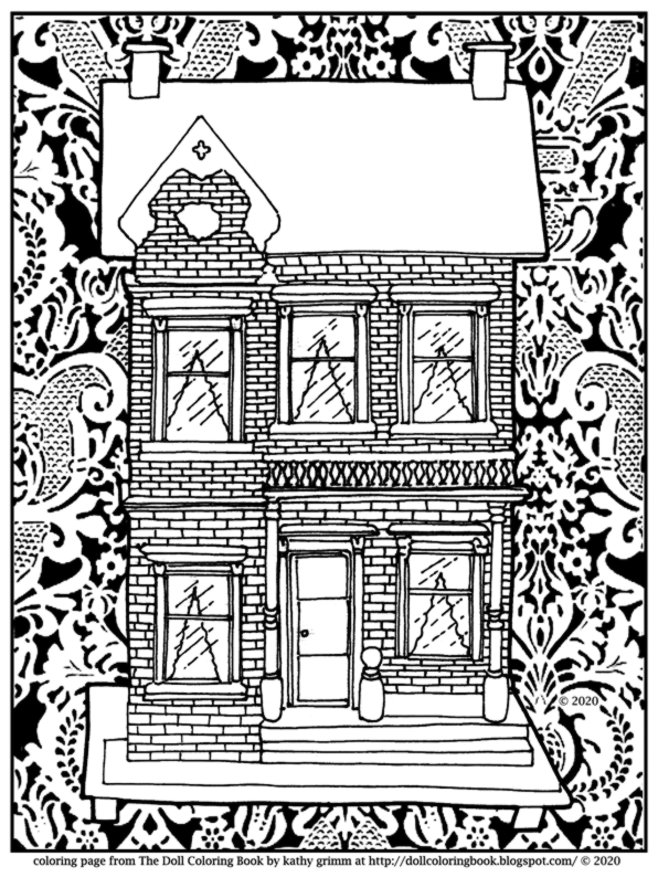 Color The Lithograph Dollhouse The Doll Coloring Book color-the-lithograph-dollhouse-the-doll-coloring-book