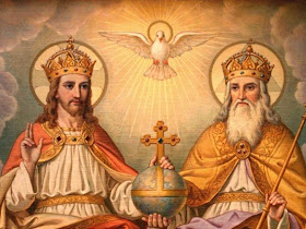 Santissima Trinità, Padre, Figlio e Spirito Santo, io ti adoro profondamente.