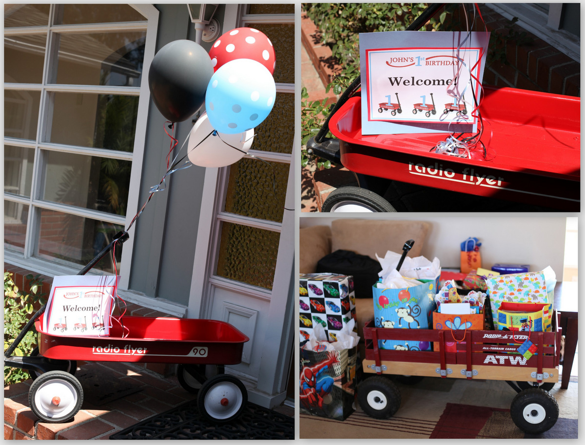 Invite and Delight Red Wagon First Birthday!