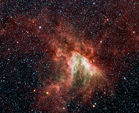 Omega Nebula in Infrared