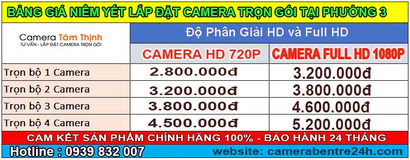 dịch vụ lắp đặt camera tại phường 3, TPBT