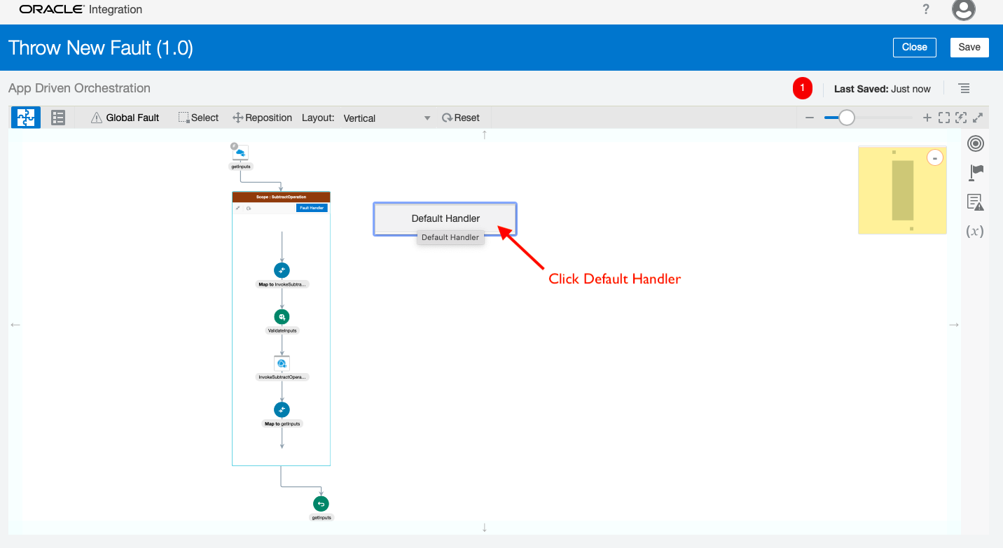 Add Return activity and then open its mapper