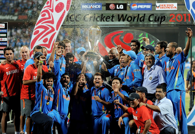 cricket world cup final 2011 celebrations pt 2. world cup cricket final 2011