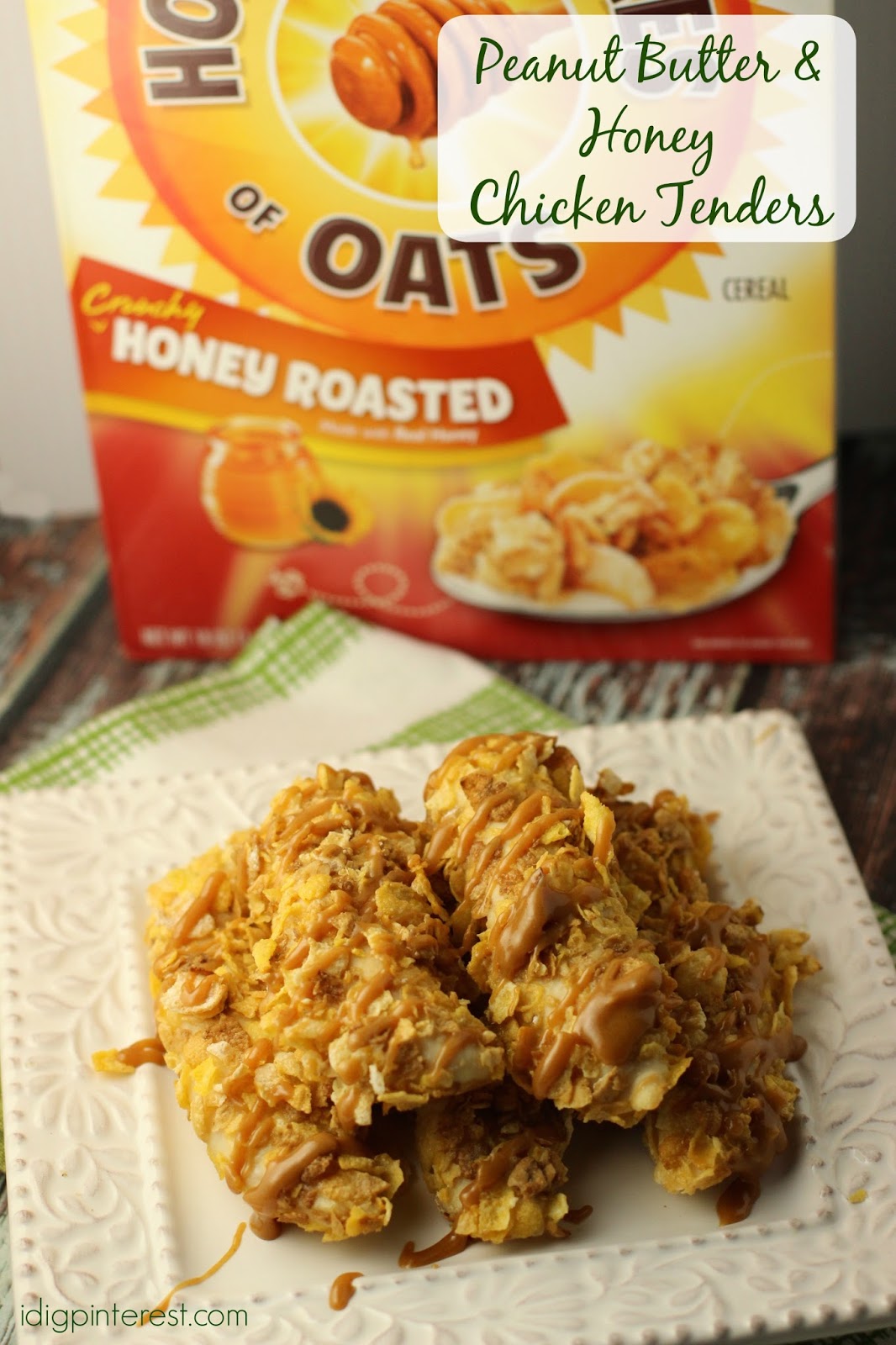 Peanut Butter and Honey Chicken Tenders I Dig Pinterest